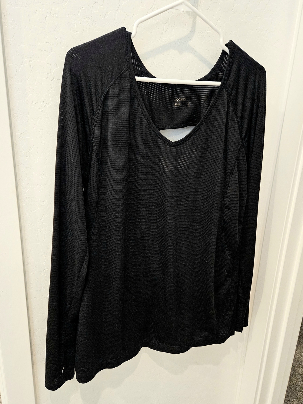 Long Sleeve Black Women's Performance Top